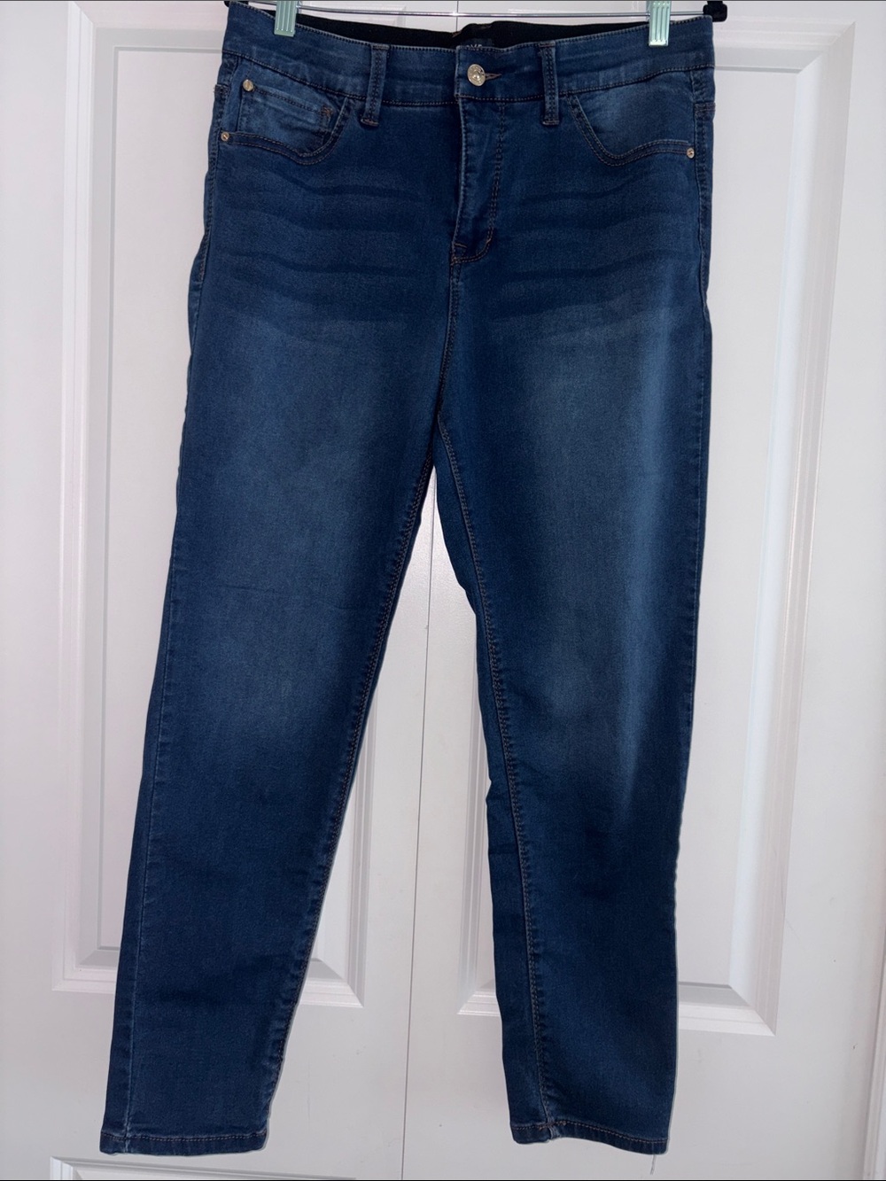 Curve Appeal Med Dark  Blue Wash  Denim Jeans  Size 14